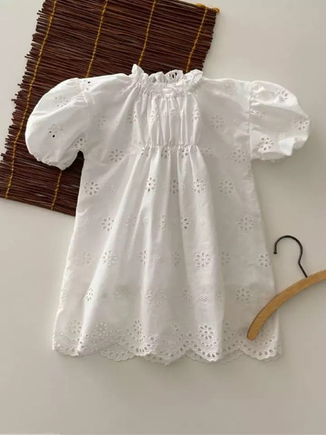 Floral Eyelet Dress