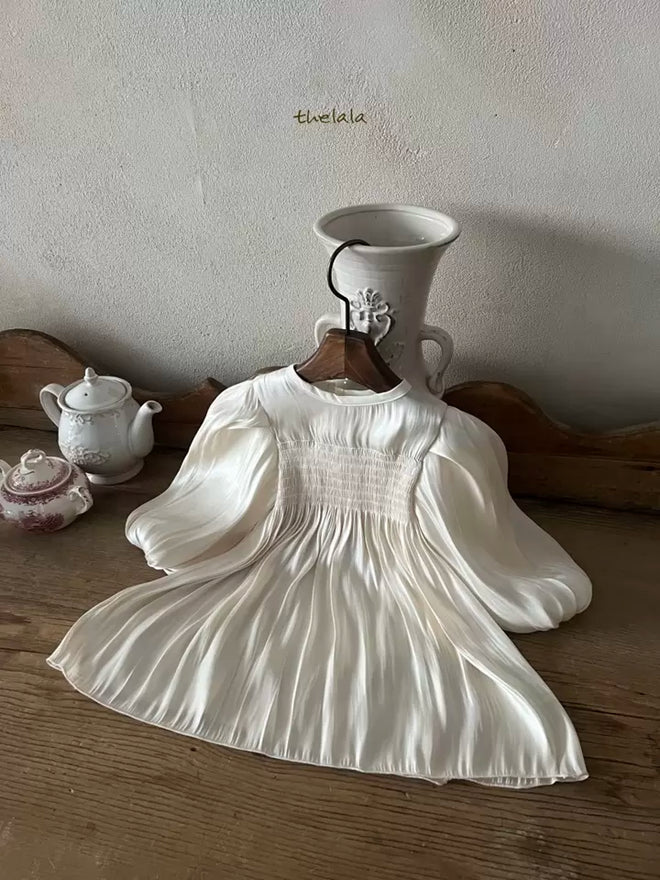 Metallic Smock Dress