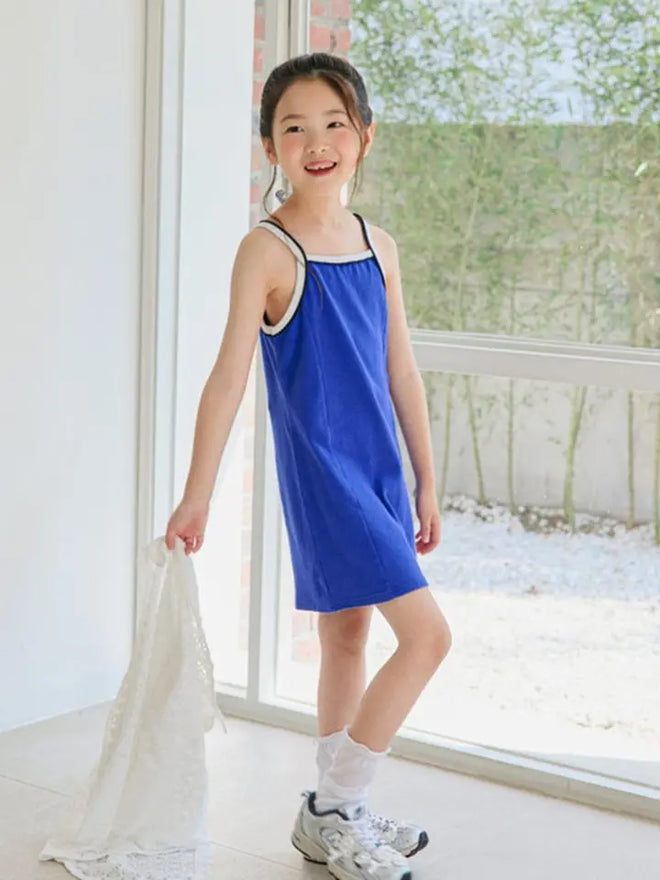 Two Color Mini One-Piece - Blue