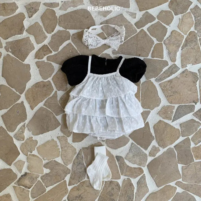 Flower Can Body Suit - White