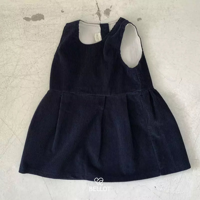 Corduroy Jumper - Navy