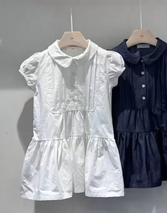 Pintuck Dress - Ivory