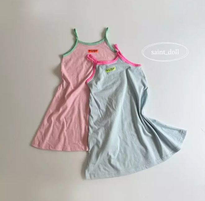 Neon Pink Strap Dress