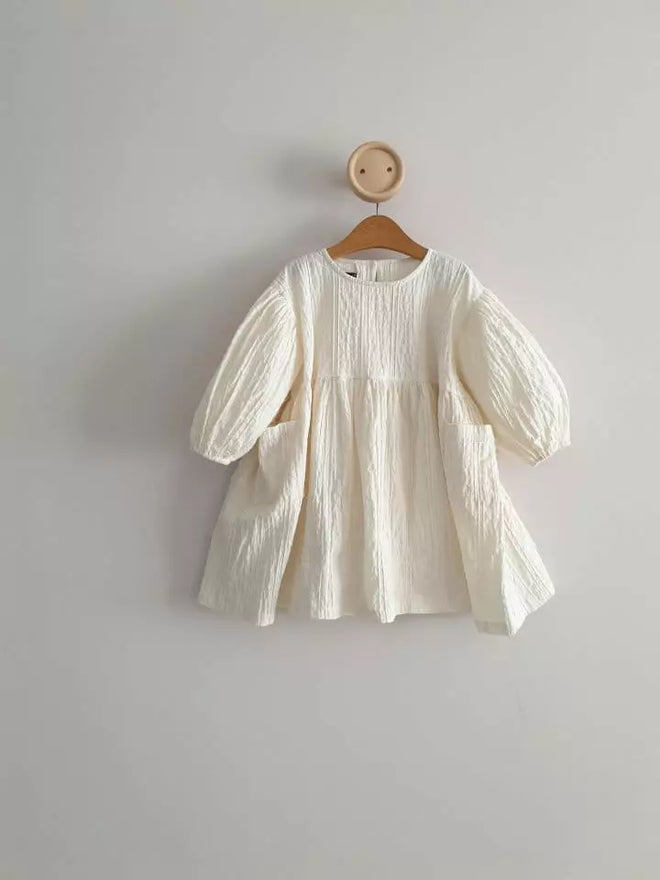 Ivory Pocket Dress