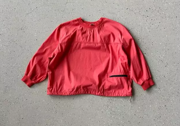 Red Zip Pocket Sweatshirt