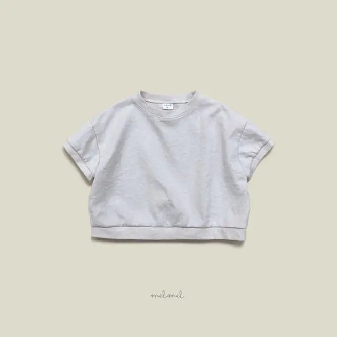 Short Sleeve Sweatshirt - Melange
