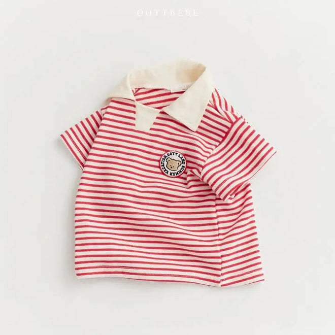 Oott Land ST Collar Tee - Red