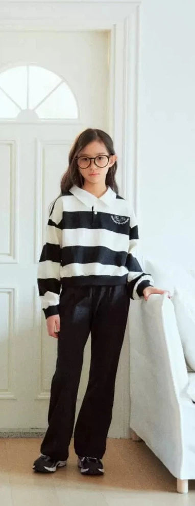 Spring Collar Tee - Black