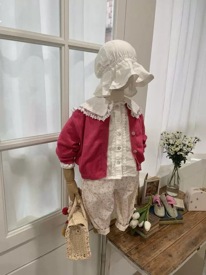 Cherry Pink Cardigan