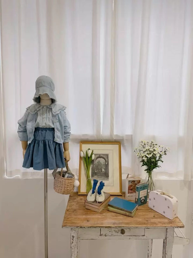 M M Cardigan - Light Sky