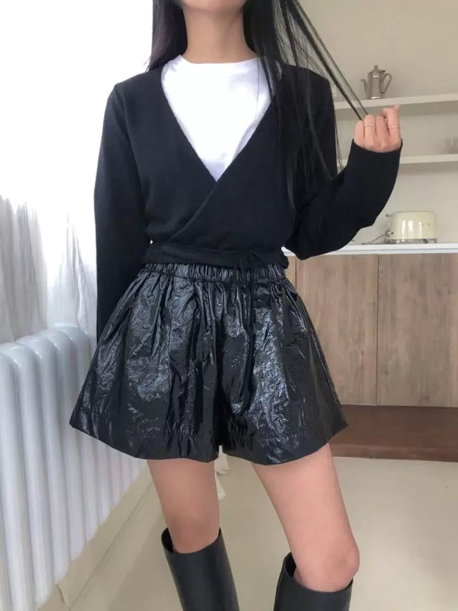 Butter Wrap Cardigan - Black