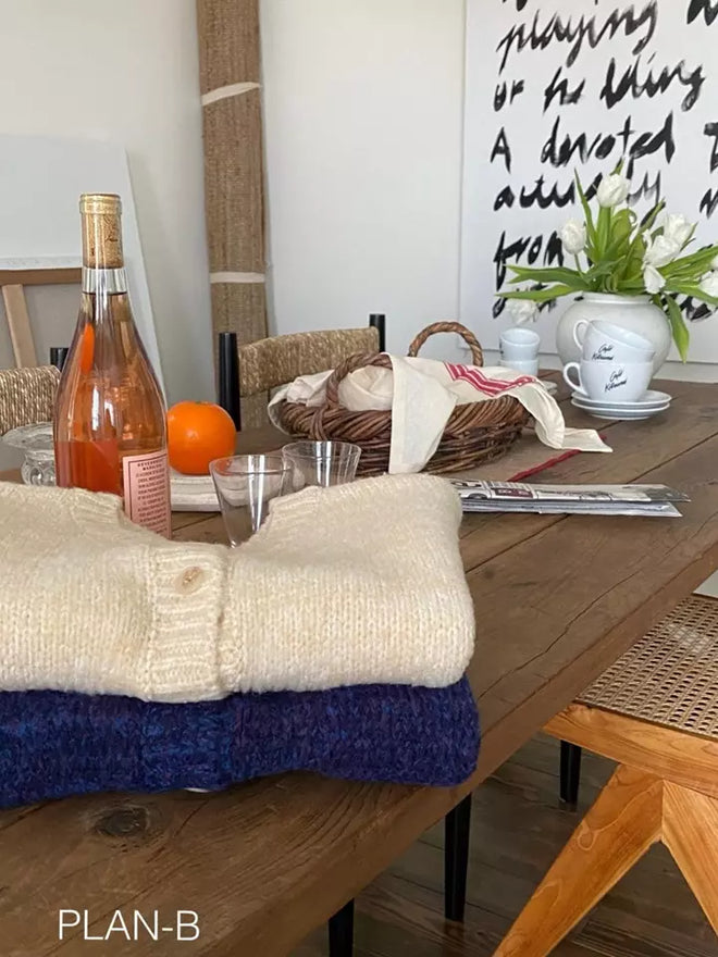 Heavy Navy knit Vest