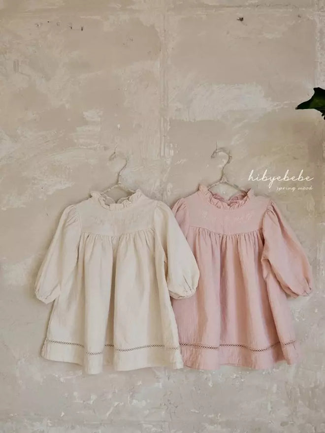 Ivory Ruffle Up Dress