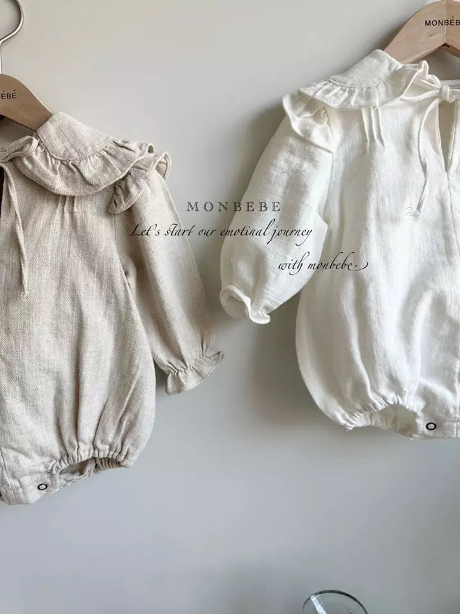 Ivory Linen Bodysuit