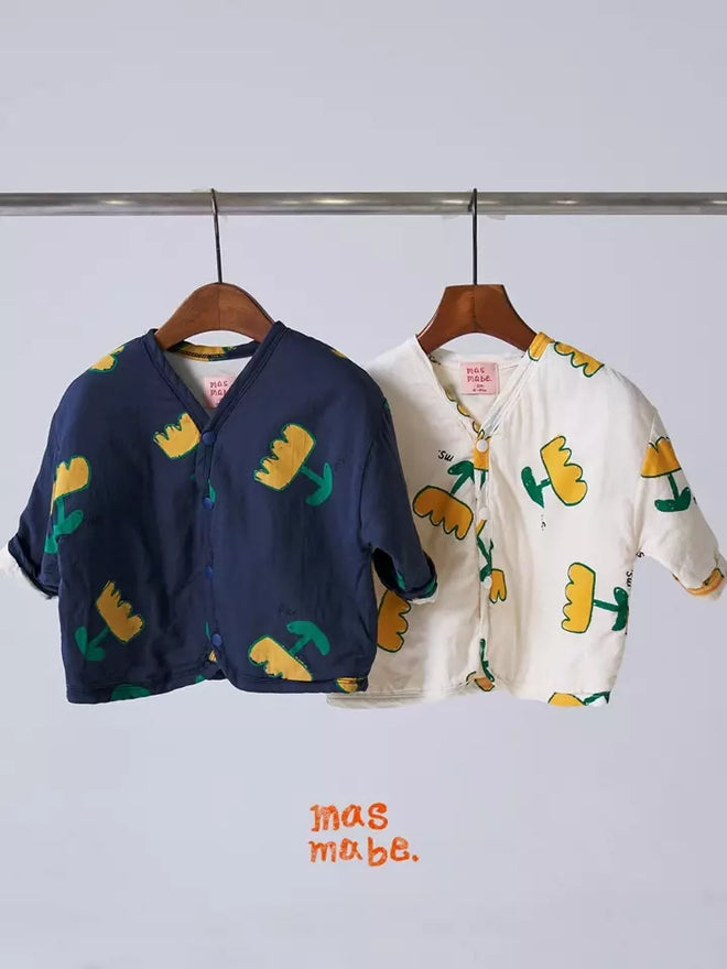 Navy Yellow Tulip Jacket