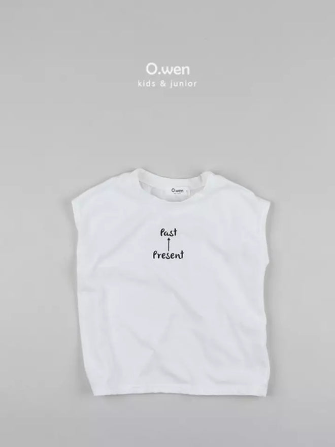 Sleeveless White Tank