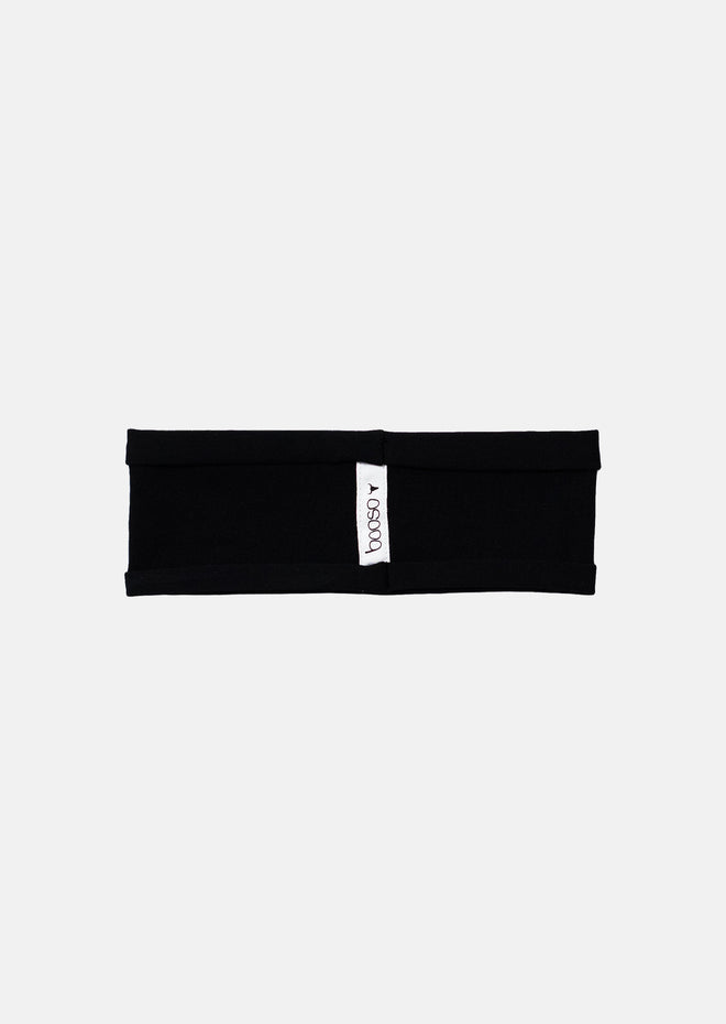 Girls Booso Label Black Sweatband