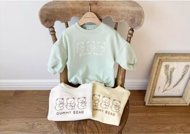 Gumi Bear Bodysuit Mint