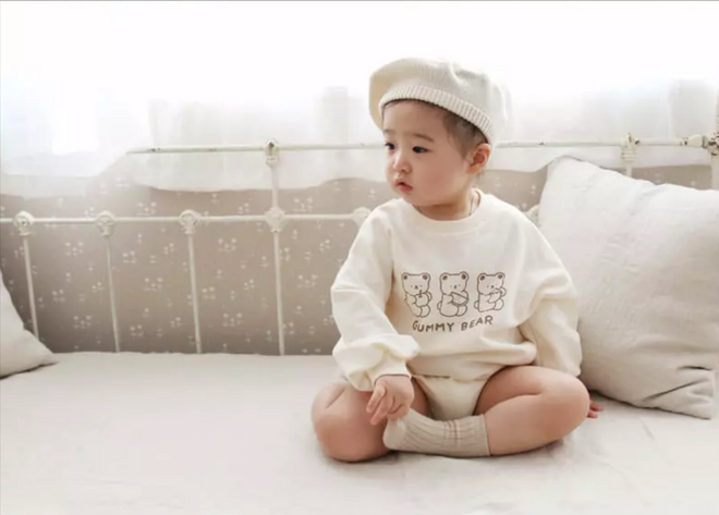 Gumi Bear Bodysuit Ivory