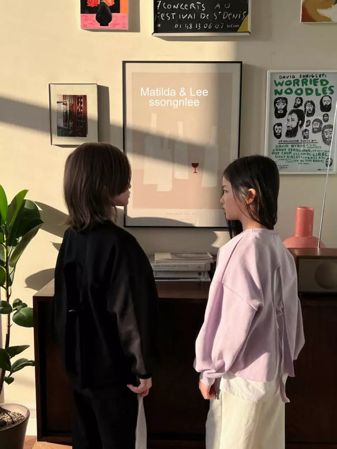 Style Back Sweatshirt Black