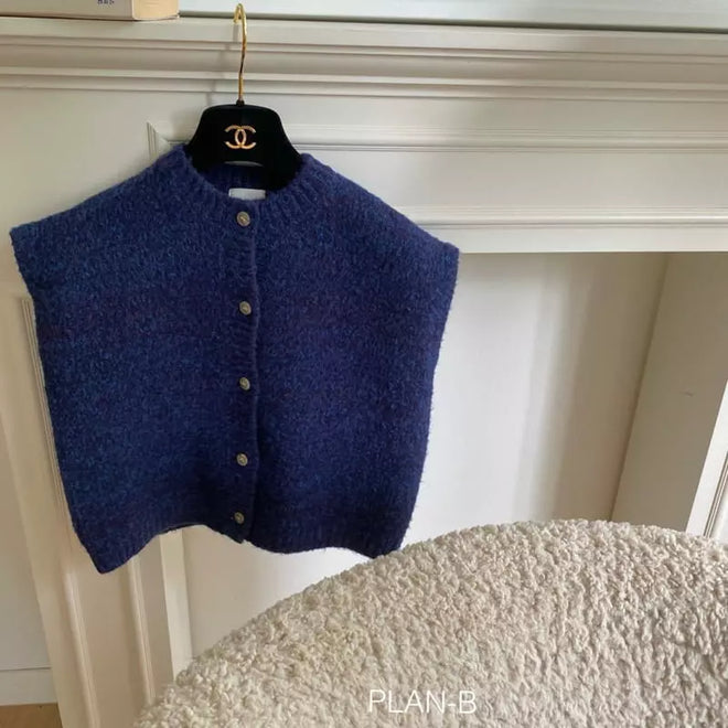 Heavy Navy knit Vest