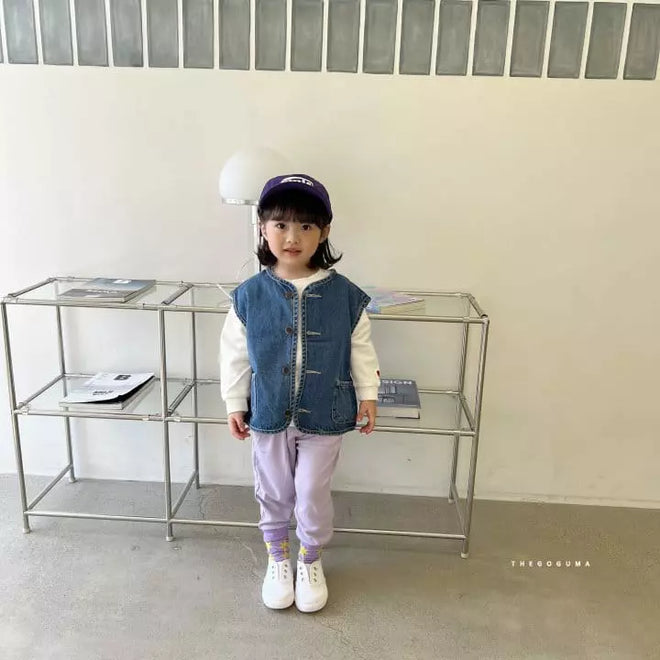 Dark Denim Kids Vest