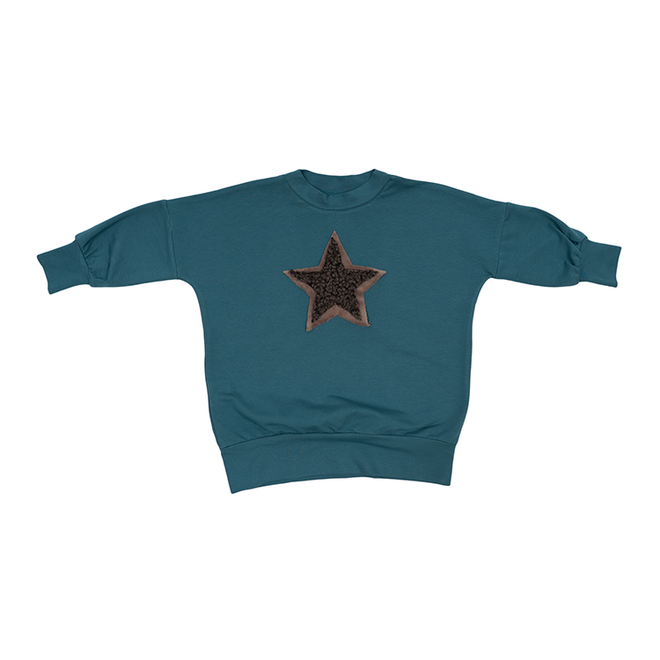 Mabye4Baby Blue star sweat top