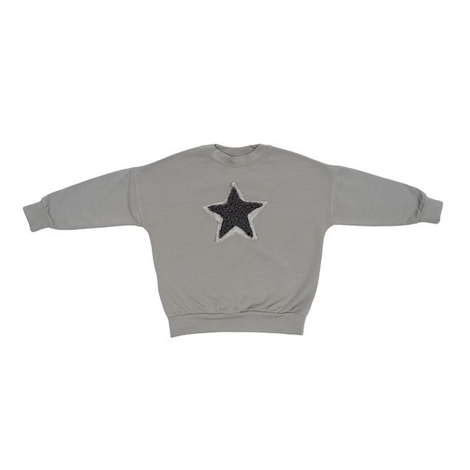 Maybe4Baby Grey star sweat top