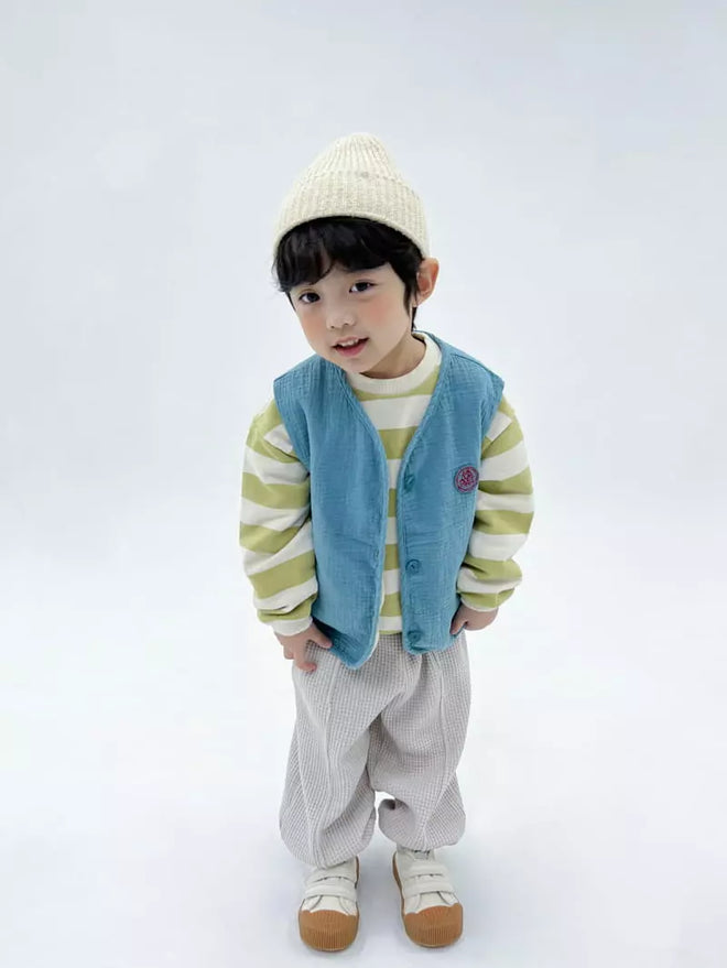 Blue Vest Red Symbol