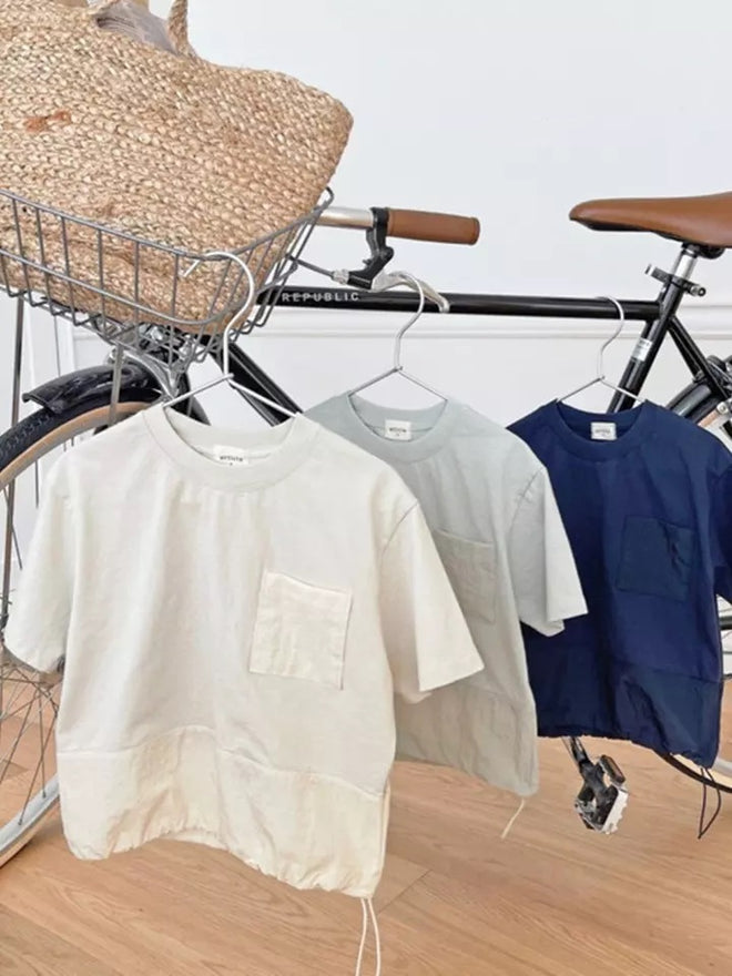 Ivory Pull String Short Sleeve