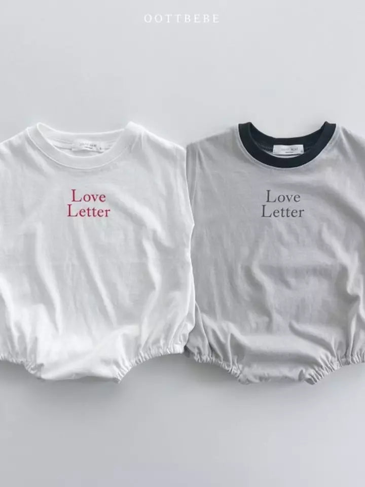 Ivory Love Letter Bodysuit