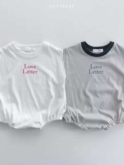 Ivory Love Letter Bodysuit