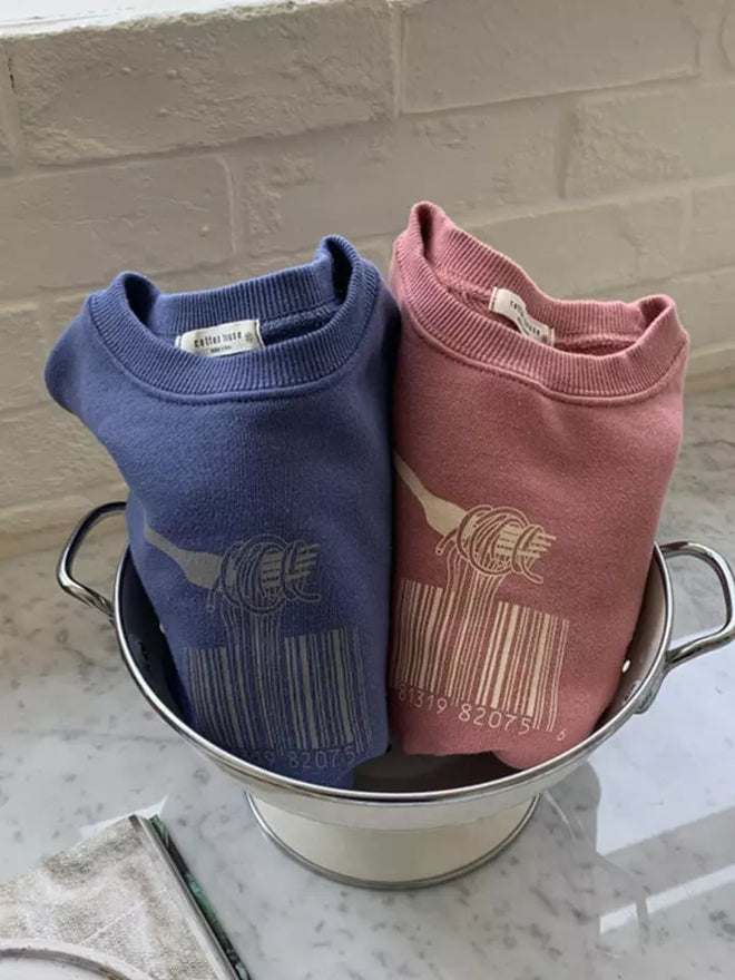 Barcode Sweatshirt - Navy