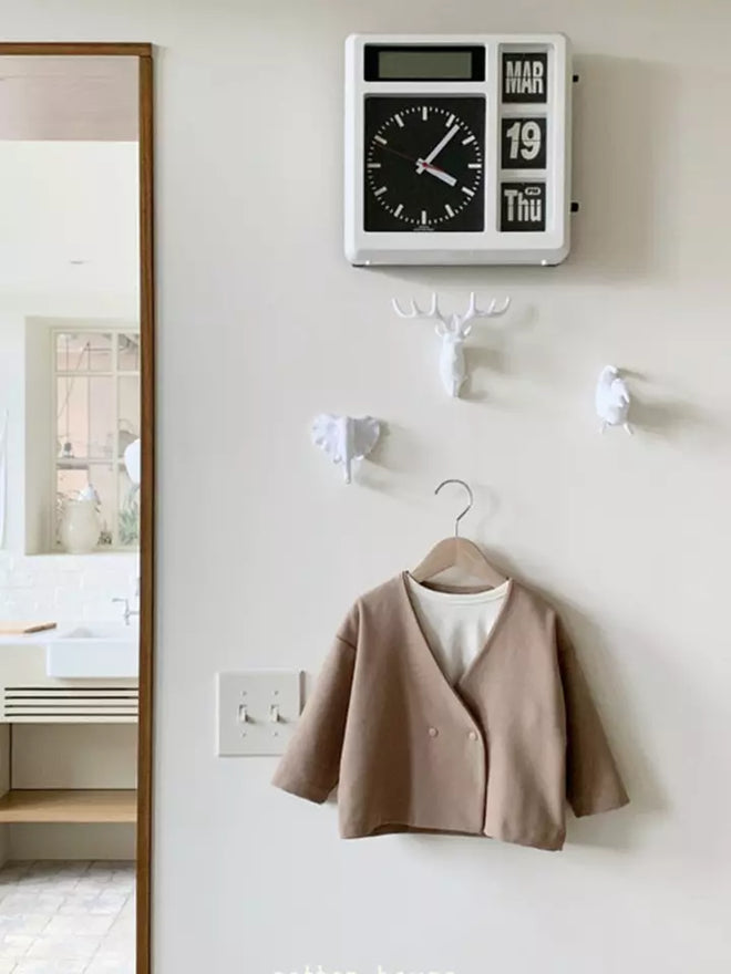 No Collar Blazer - Light Beige