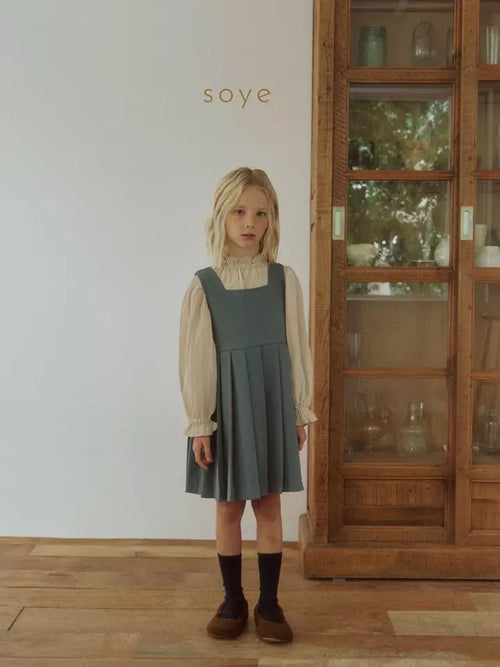 Pleated Jumper - Gray