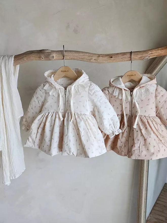 Mini Flower Jacket - ivory