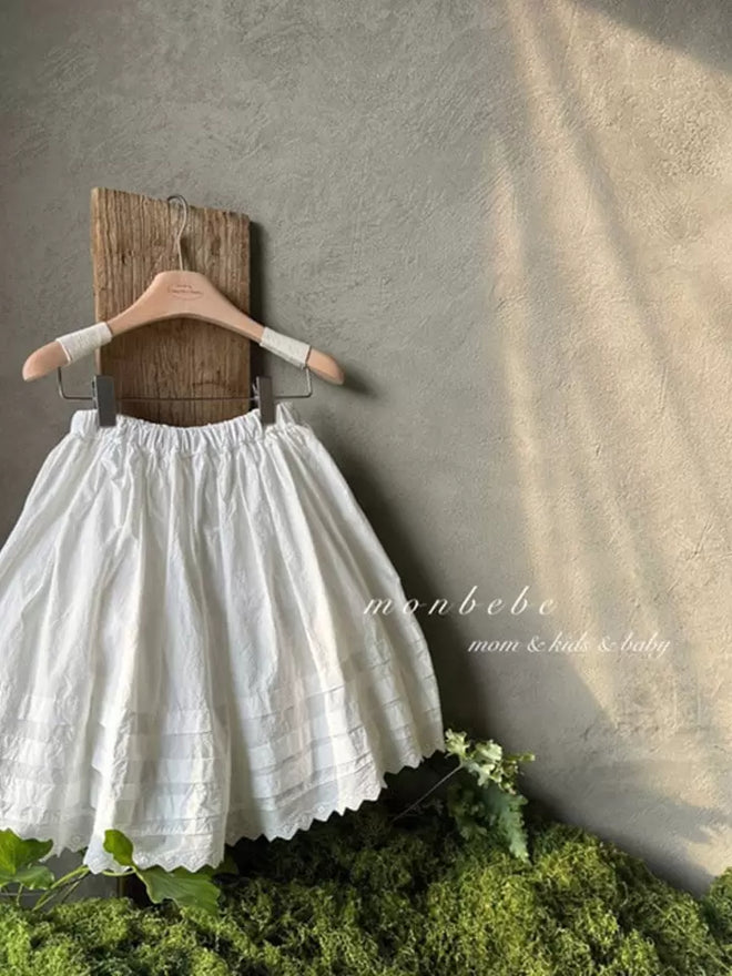 Pintuck Skirt