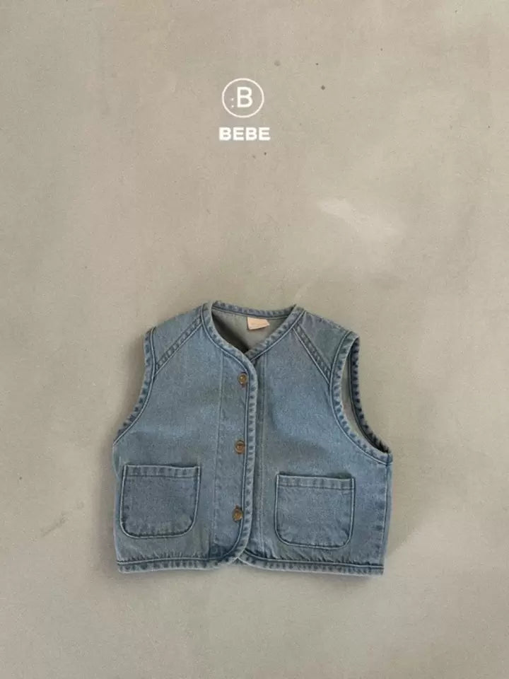 Bebe Denim Vest