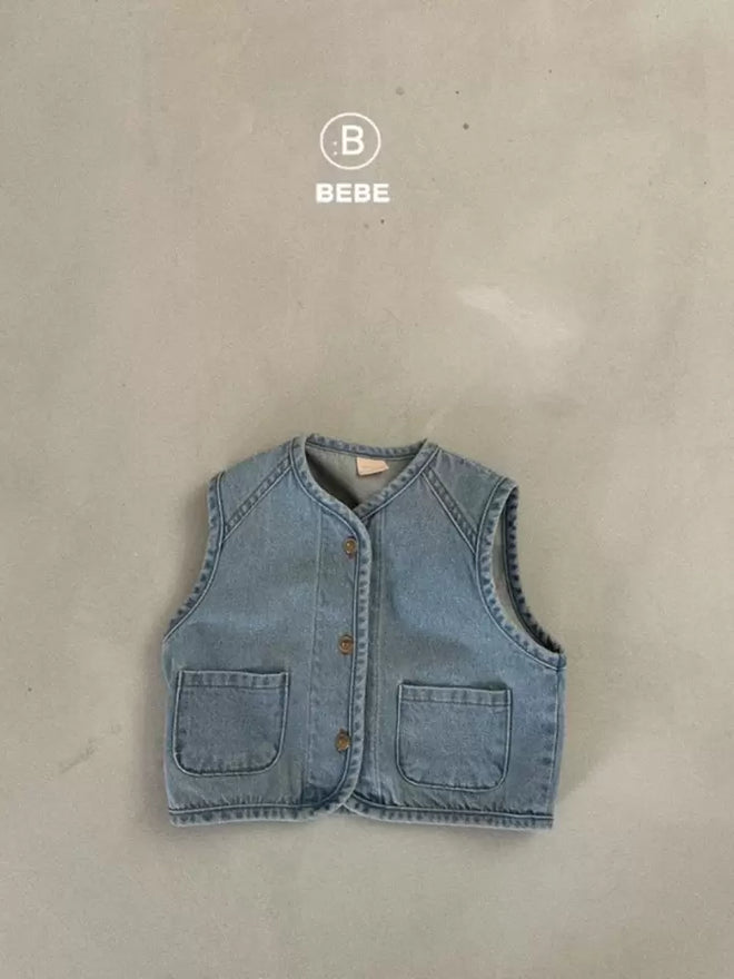Bebe Denim Vest