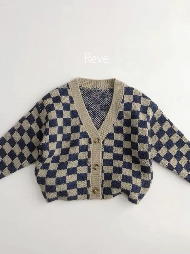 Checkerboard Cardigan