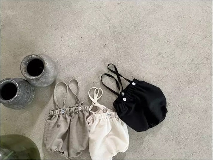 Ivory Bloomers With Straps