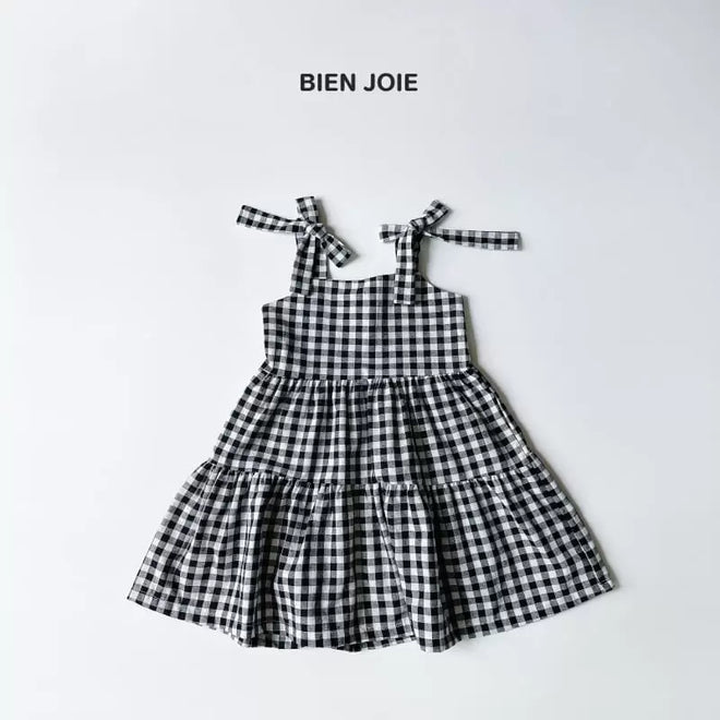 Bon Bon Check Jumper - Black