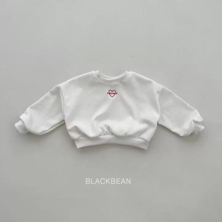 Red Love Sweatshirt - Ivory