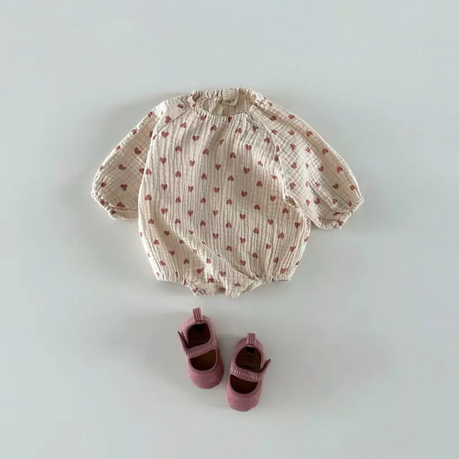 Heart Pink Bodysuit