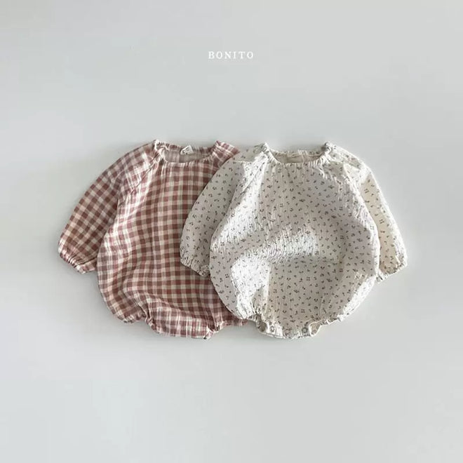 Spring Series Body Suit - Pink-Flower