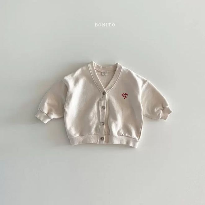 BNT Cardigan Shorts 2PC Set - Cream