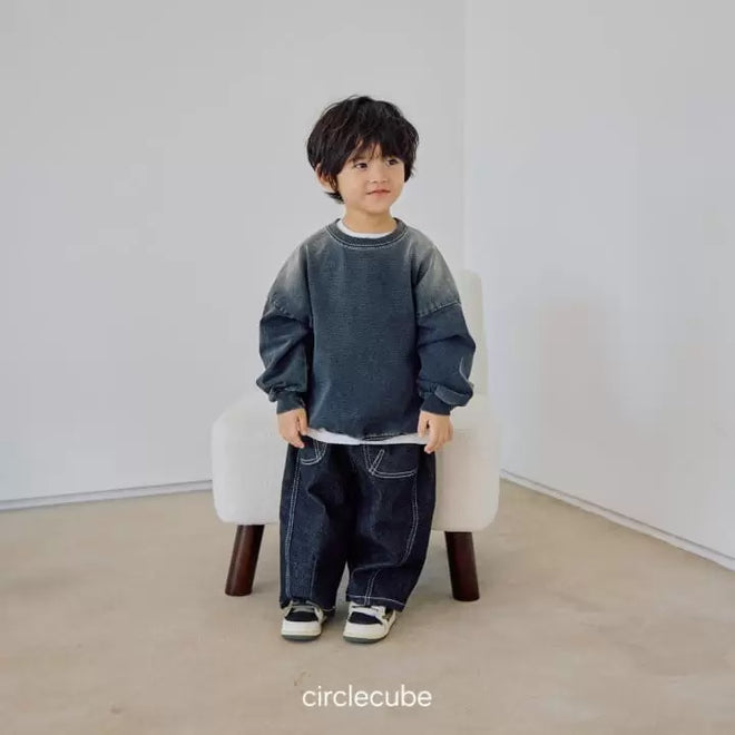 Indigo Sweatshirt - Black-Denim