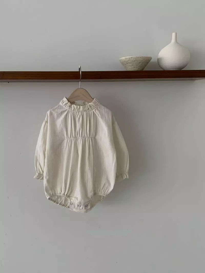 Gathered Bodysuit - Ivory