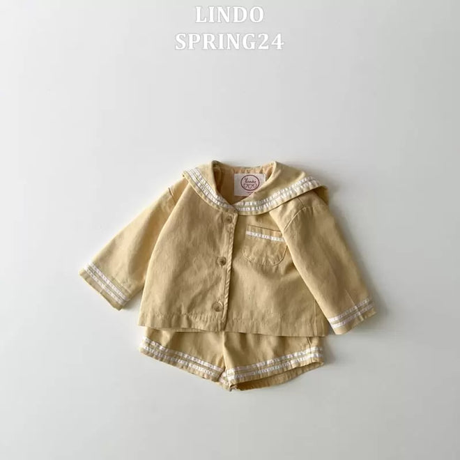 School Top Bottom Set - Yellow