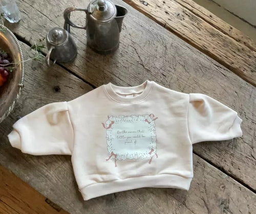 Ribbon Sweatshirt